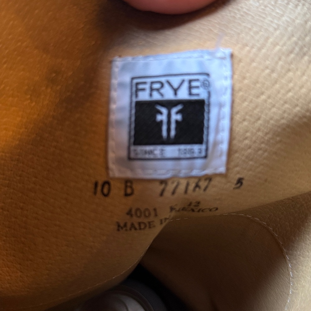 Frye Melissa Tall Black Leather Riding Boots Women’s Size 10 Classic & Timeless - Picture 14 of 14
